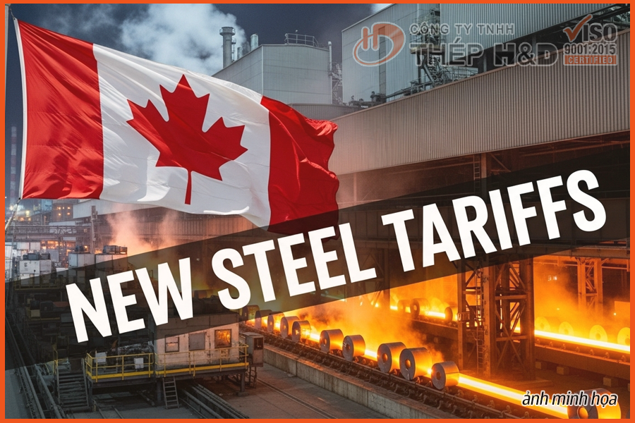 Canada Áp Thuế Mới Lên Thép Nhập Khẩu, Nhắm Tới Hàng Hóa Nguồn Gốc Trung Quốc