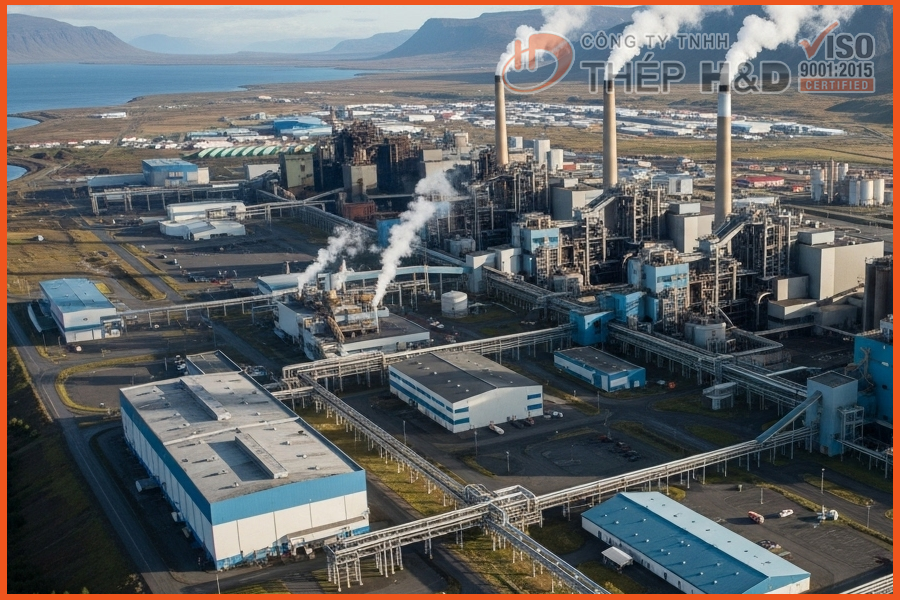 Century Aluminum's Norðurál Grundartangi plant in Iceland