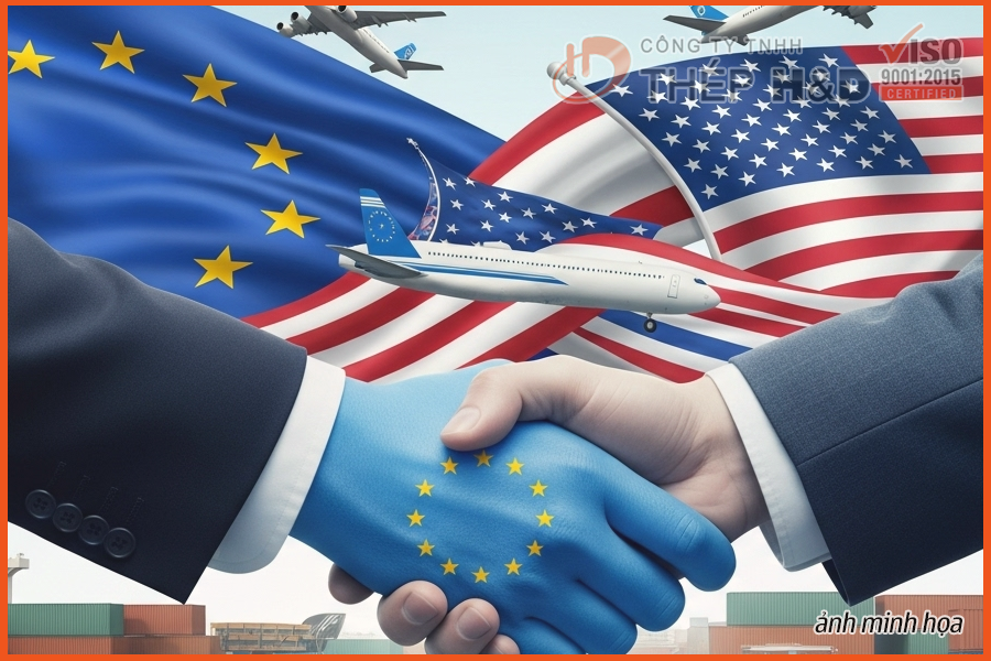 EU Tạm Ngừng Các Biện Pháp Đối Phó Thương Mại Chống Lại Hoa Kỳ Trong Sáu Tháng