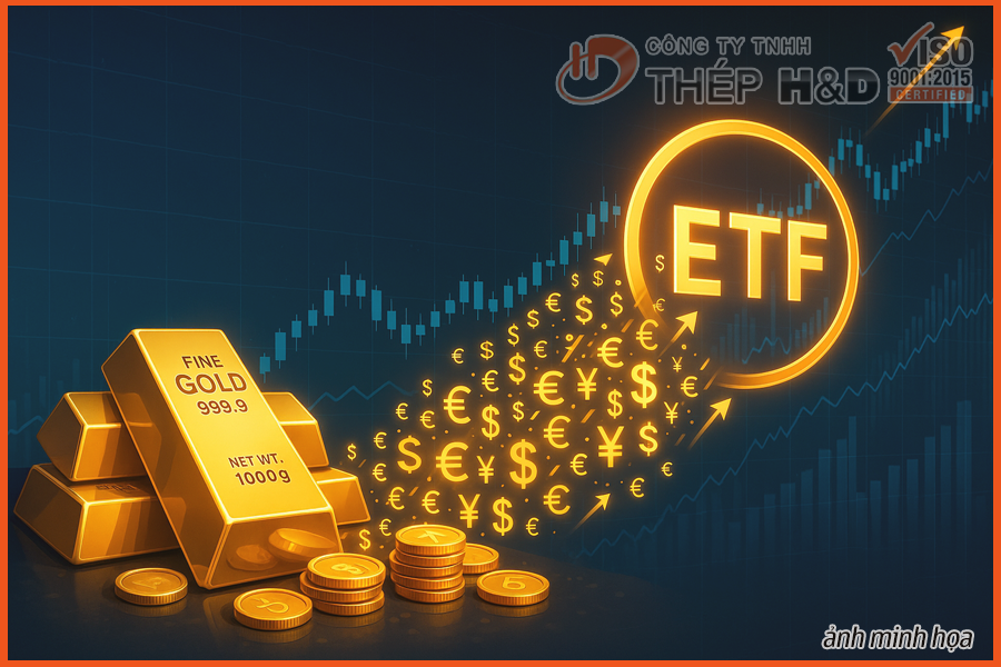 Vàng Lập Đỉnh Lịch Sử: Dòng Tiền ETF Bùng Nổ và Chiến Lược Đầu Tư Thời Bất Ổn