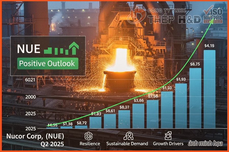 Nucor Corp: Vững Vàng Giữa Biến Động Ngành Thép, Triển Vọng Tăng Trưởng Từ Phân Tích Chuyên Gia