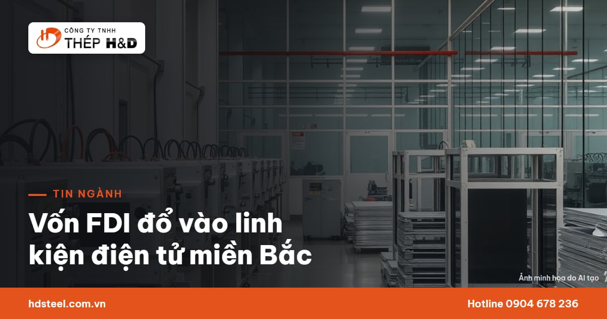 Vốn FDI đổ vào linh kiện điện tử miền Bắc: xưởng cơ khí cần gì