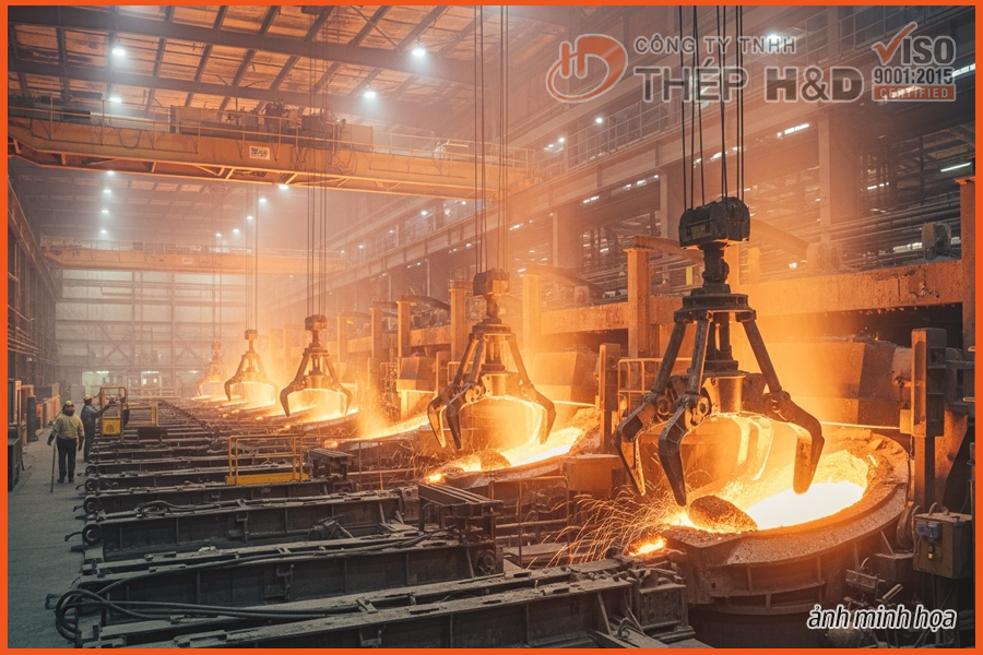 The Mt. Holly aluminum smelter of Century Aluminum being restarted