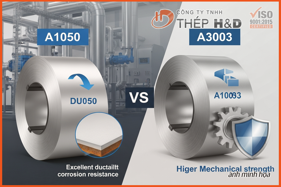 Analysis of Aluminum Coil A1050 and A3003 for insulation cladding
