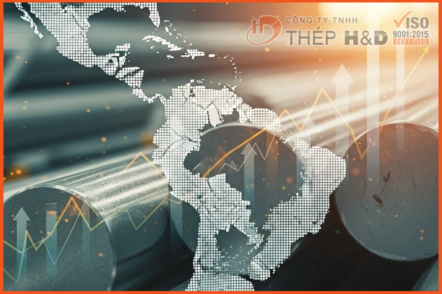 Thị trường thanh tròn thép không gỉ cán nóng Mỹ Latinh và Caribe