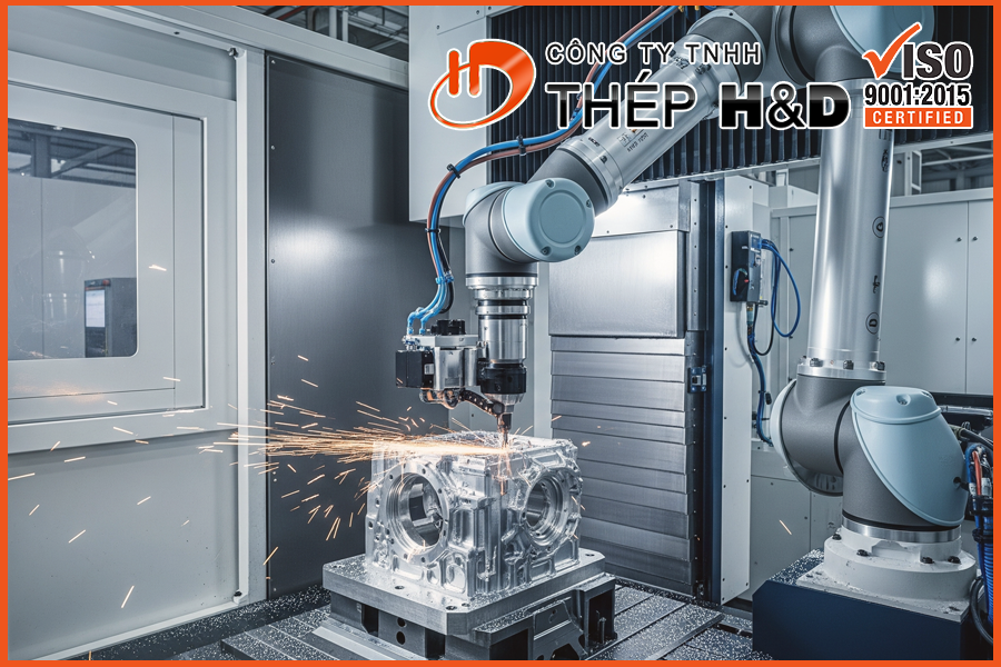 Precision mechanical parts machined from aluminum alloy