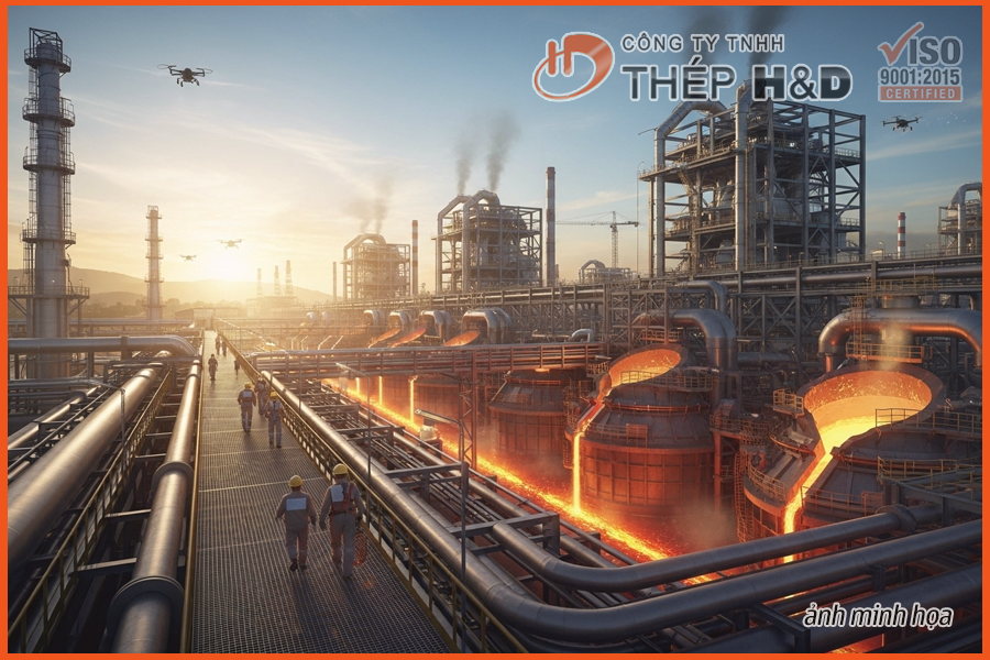 Vedanta's aluminium smelter plant in Odisha, India