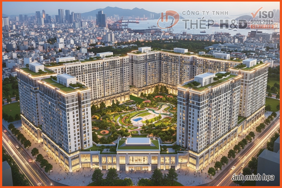 Artist's impression of The Sun Precinct at the Vinhomes Golden City project in Hai Phong, which is attracting significant investor interest.