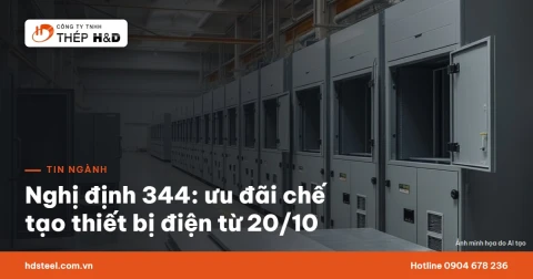 Nghị định 344: ưu đãi chế tạo thiết bị điện trong nước từ 20/10