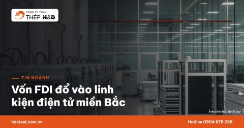 Vốn FDI đổ vào linh kiện điện tử miền Bắc: xưởng cơ khí cần gì